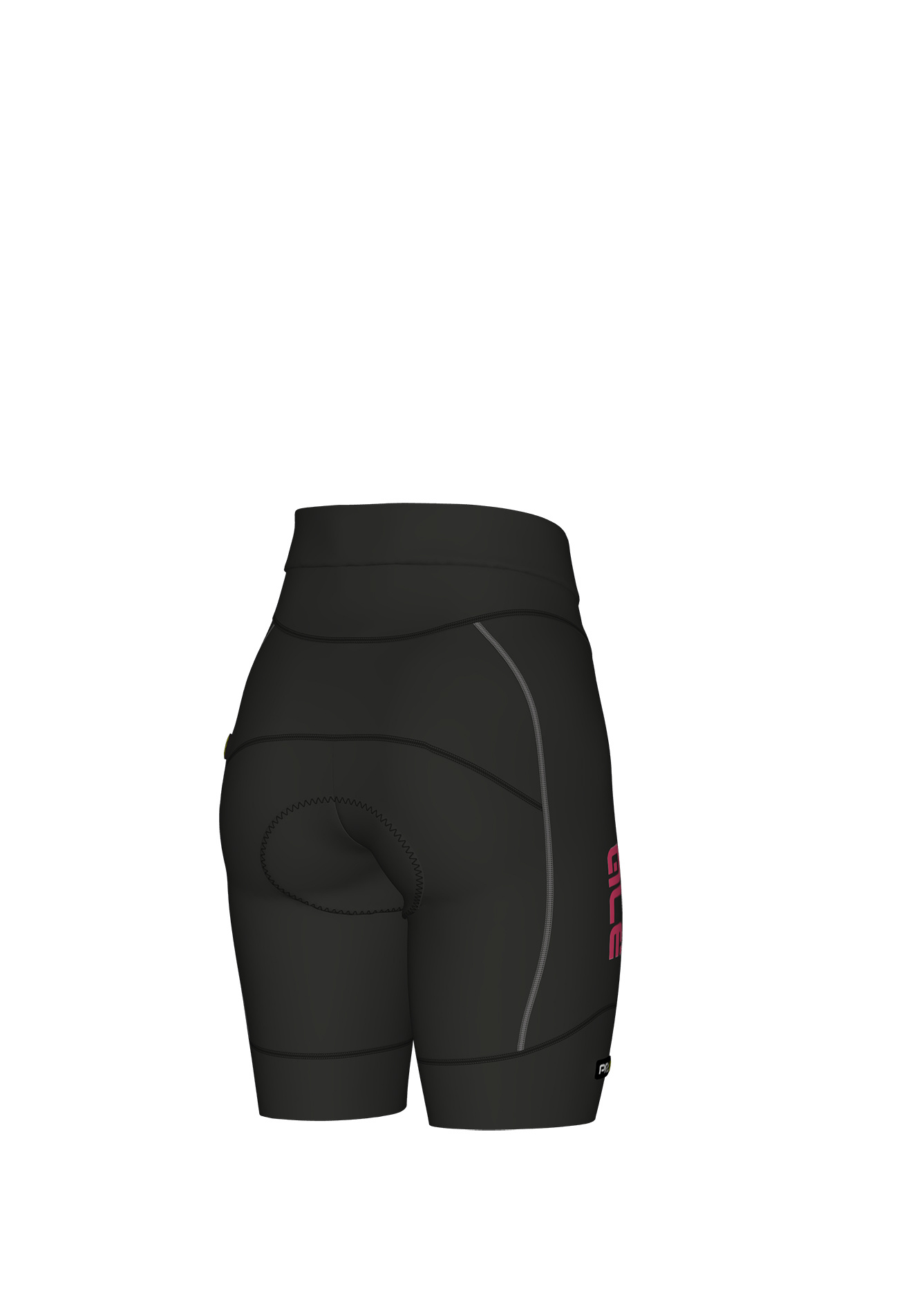 Agonista 2 Lady Short Black-Fluo Pink - Alé-Store.be