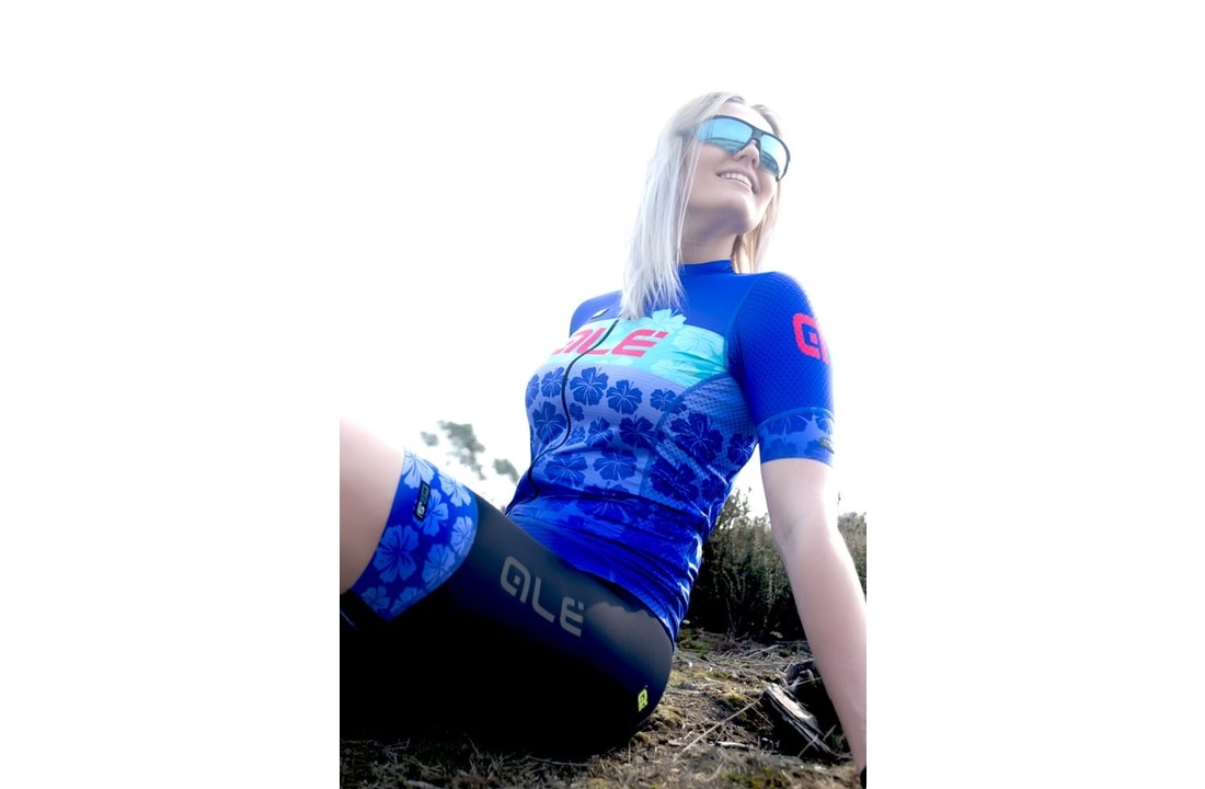 Alé Ibisco Dames Bibshorts Pure Blue