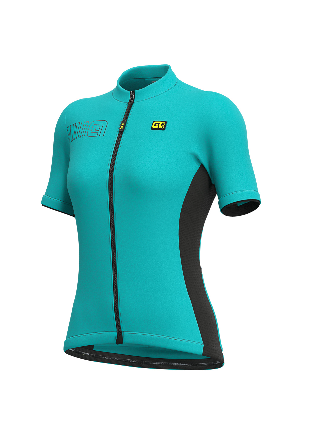 Alé SS Dames Jersey Solid Block Turquoise