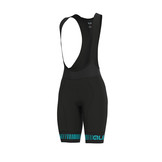 Alé PRR Strada Dames Bibshorts Black Turquoise