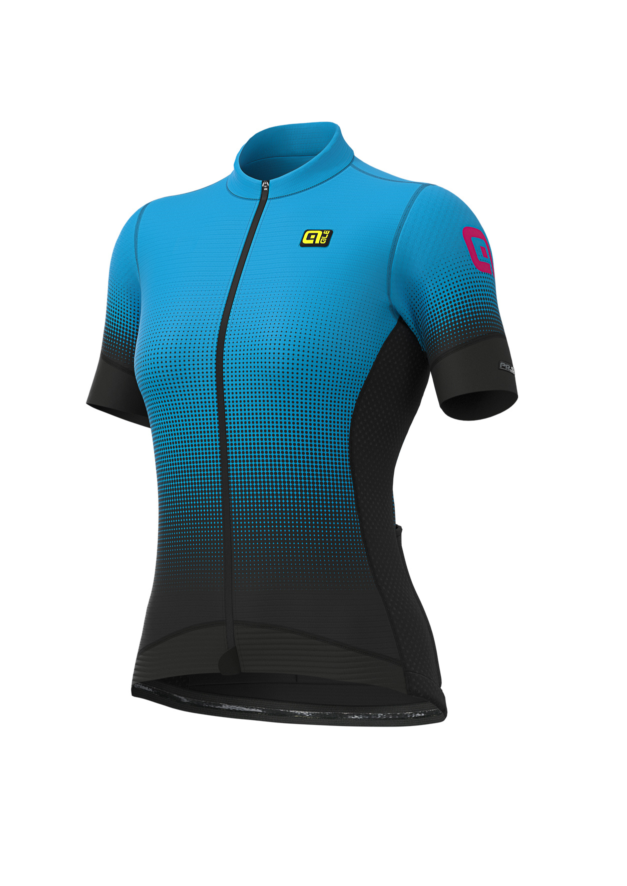 Alé Dots Dames Jersey Graphics PR-S  Black-light blue