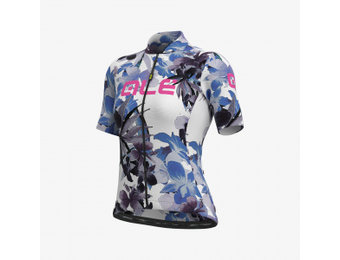 Alé Dames SS Jersey Solid Bouquet White