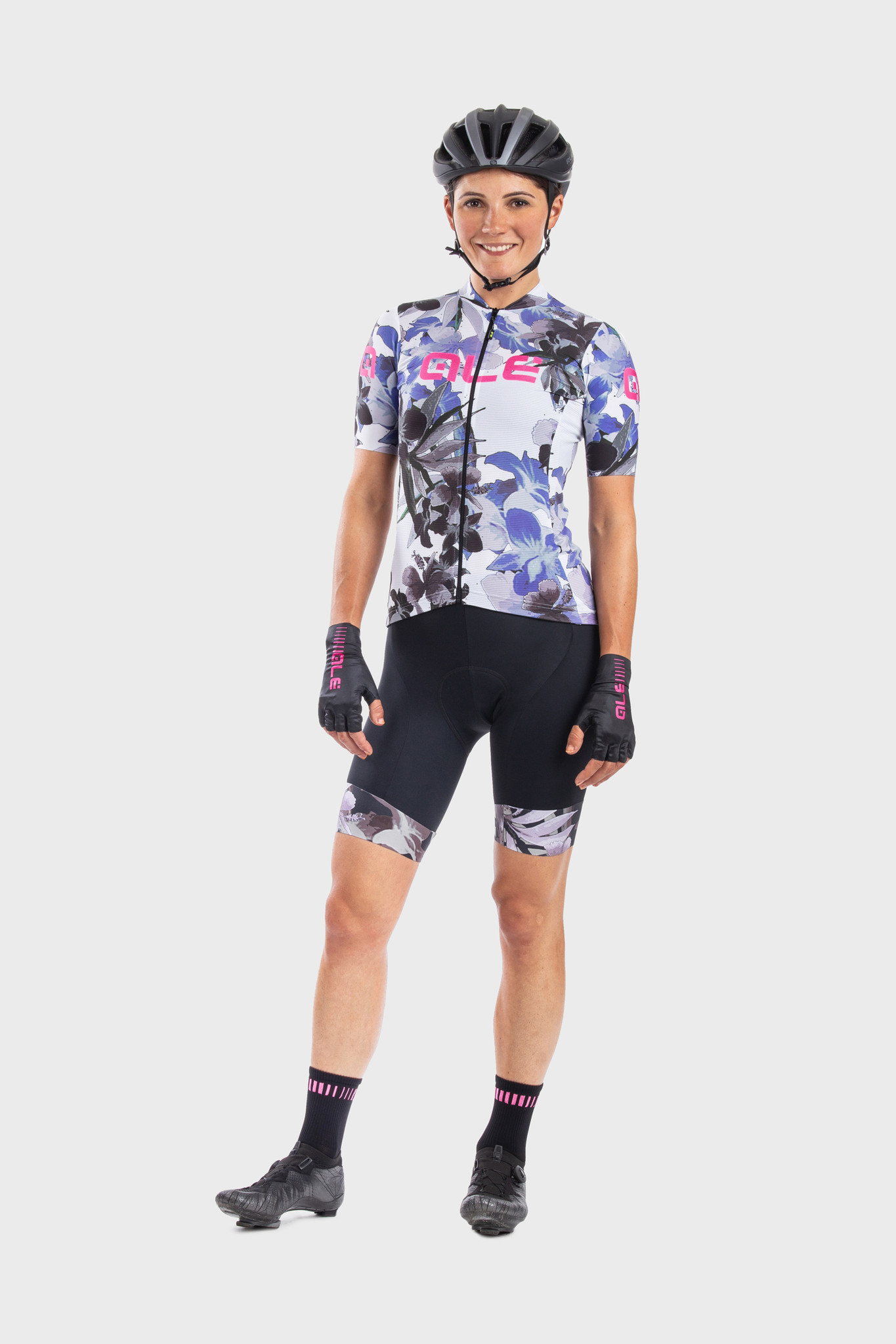 Alé Dames SS Jersey Solid Bouquet White