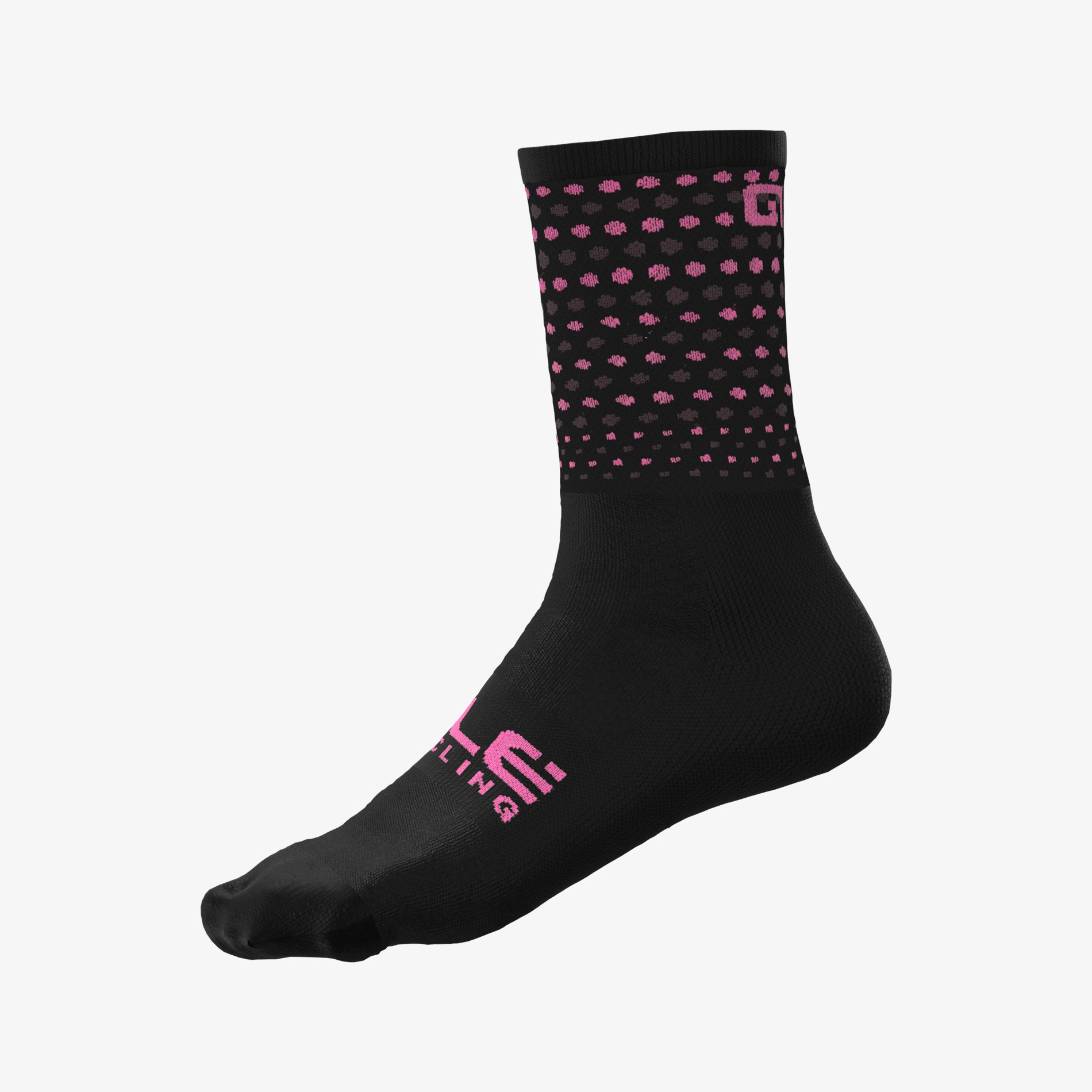 Alé Q-skin Bullet Socks Black/Pink