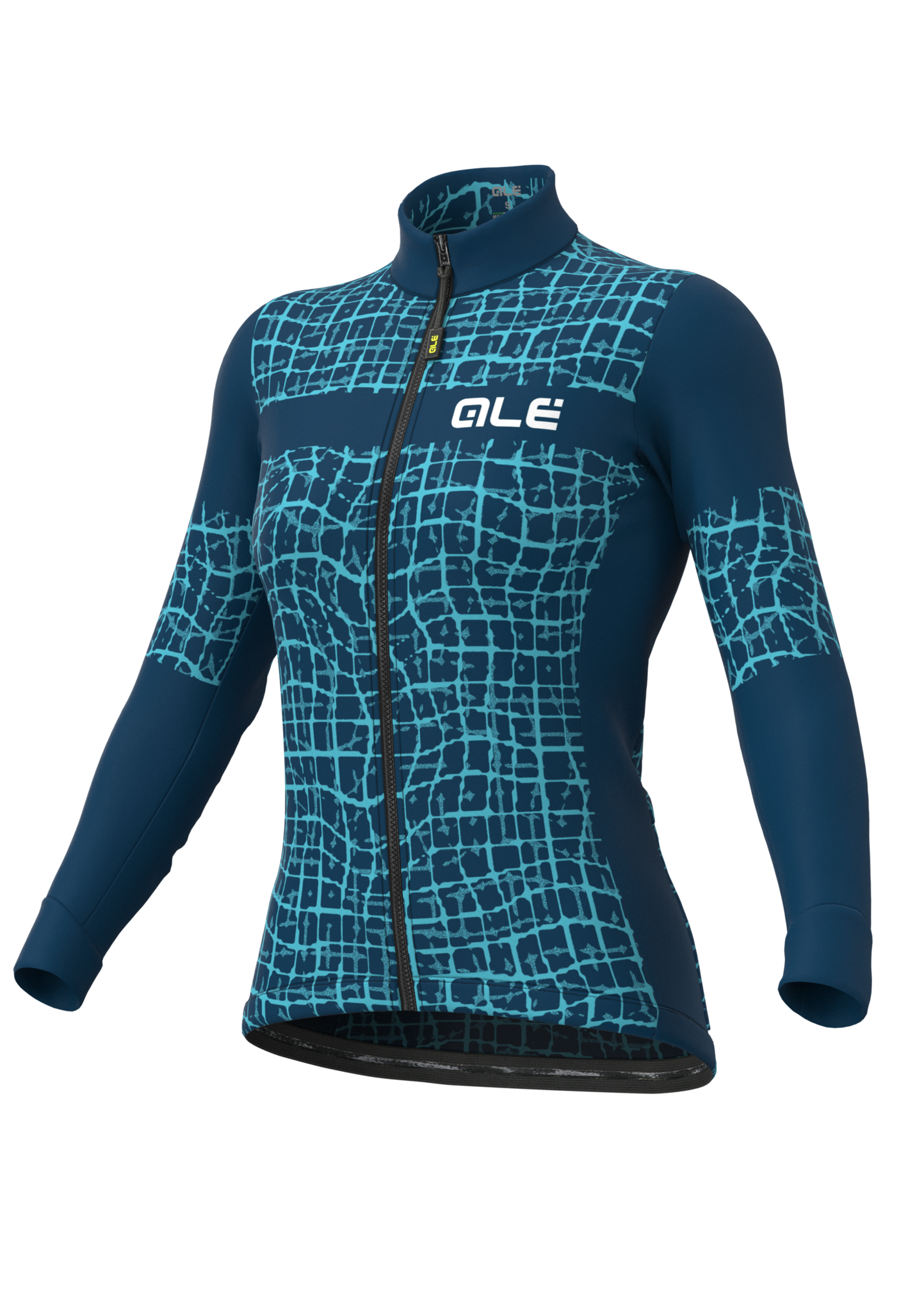 Ale Dames Jersey Maglia Solid-Wall Turquoise