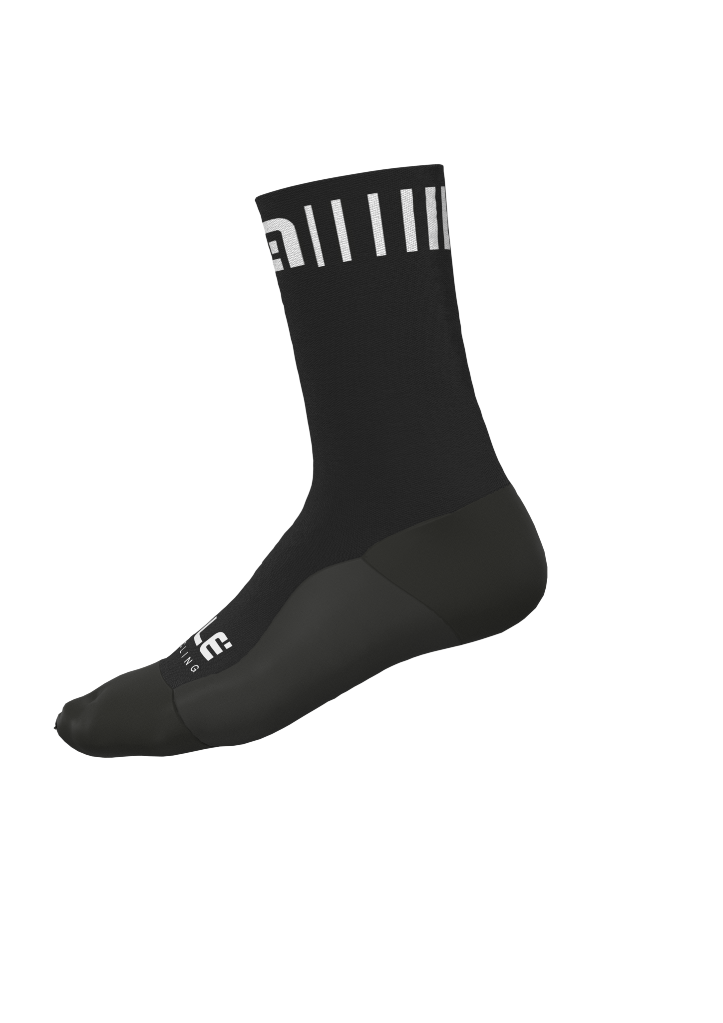 Ale Strada Winter Socks Black White