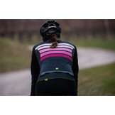 Ale Dames Jersey PRR Sombra Wool Thermo Black Pink