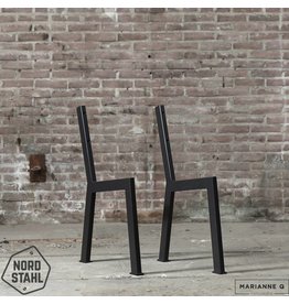 Nordstahl Nordstahl Bankkufen mit Rückenlehne (1x)