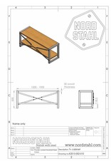 Nordstahl Nordstahl Fernsehtischgestelle