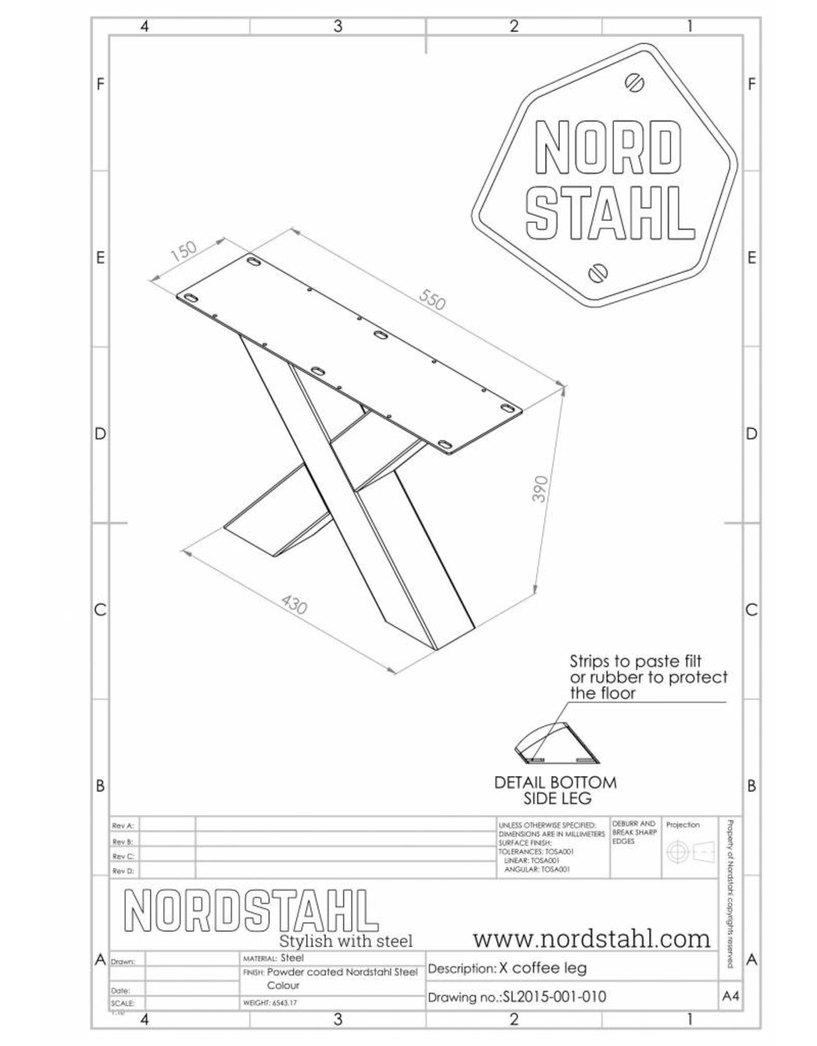 Nordstahl Nordstahl X coffee leg