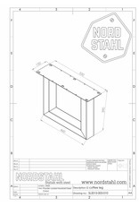 Nordstahl Nordstahl  U-förmigen Salontischbeinen  (1x)