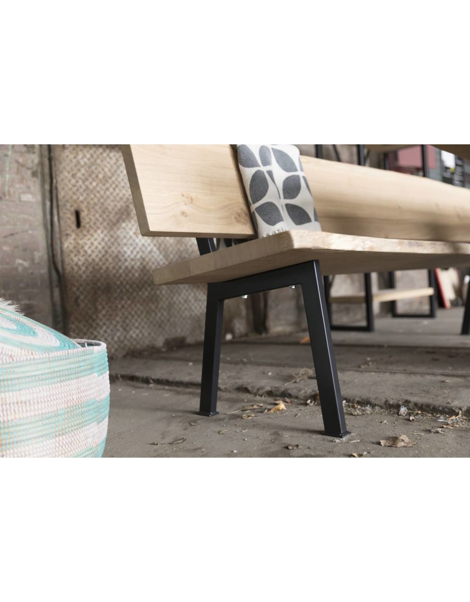 Nordstahl Nordstahl Bankkufen mit Rückenlehne (1x)