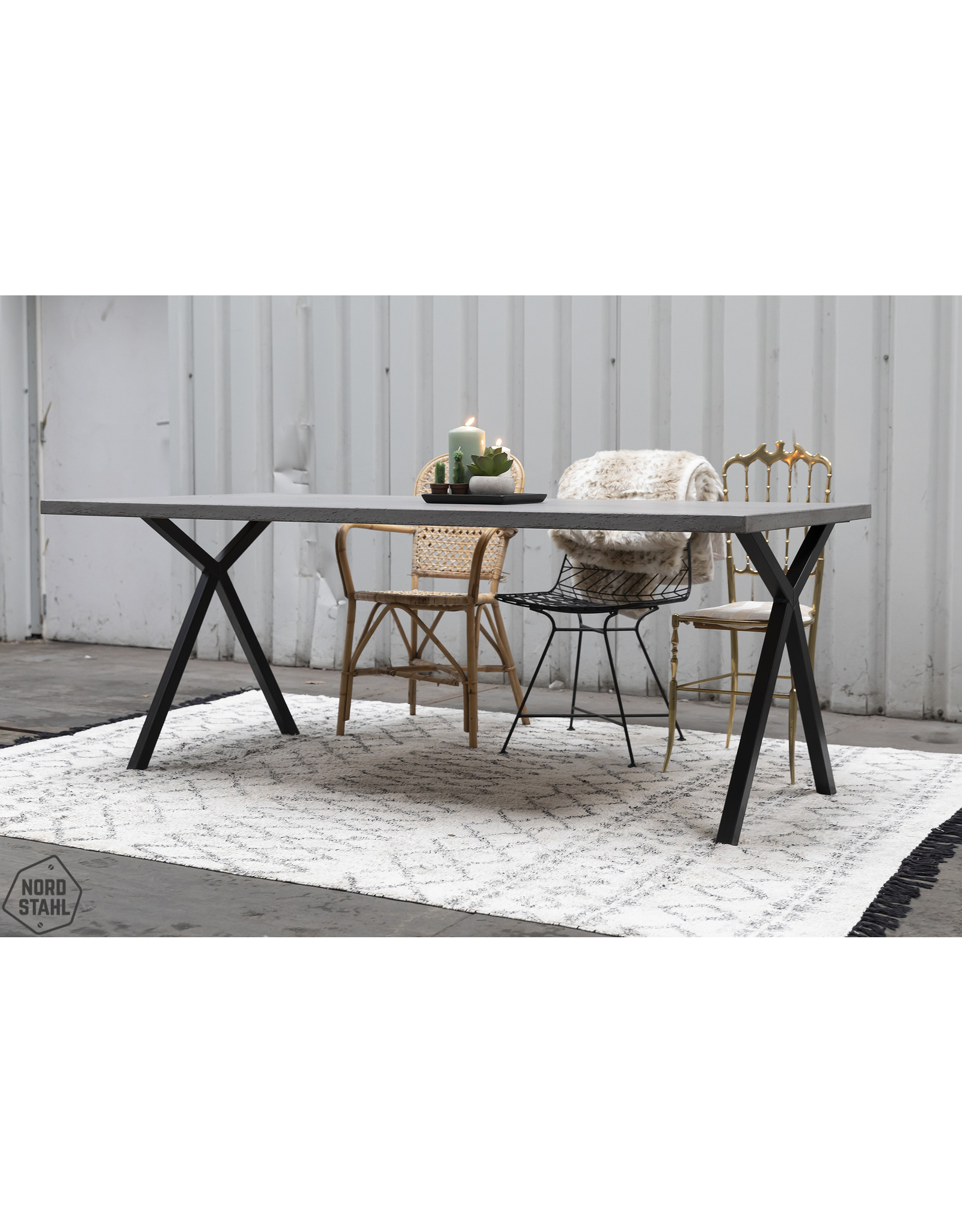 Nordstahl Nordstahl Tischbein Modell Schere (1x)