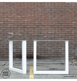 Nordstahl Nordstahl U-Tischbeine (1x)  Weiß