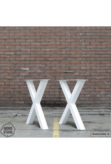 Nordstahl Nordstahl X-Tischbeine (1x) Weiß