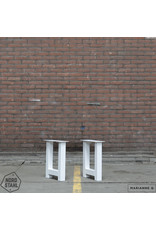 Nordstahl Nordstahl H-Bankkufen  (1x)  Weiß