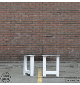 Nordstahl Nordstahl H-Bankkufen (1x) Weiß