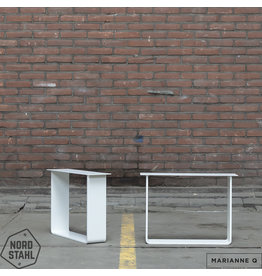 Nordstahl Nordstahl Couchtisch Tischbein (1x) Modell Strip Weiß