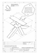 Nordstahl Nordstahl Matrix-Salontischuntergestel Weiß