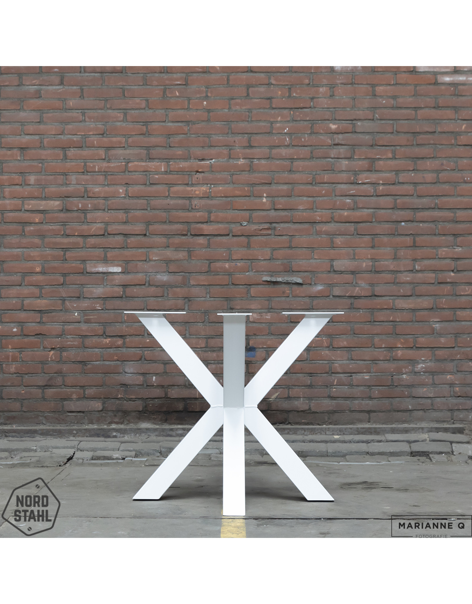 Nordstahl Nordstahl  Tischuntergestell Double X Weiß