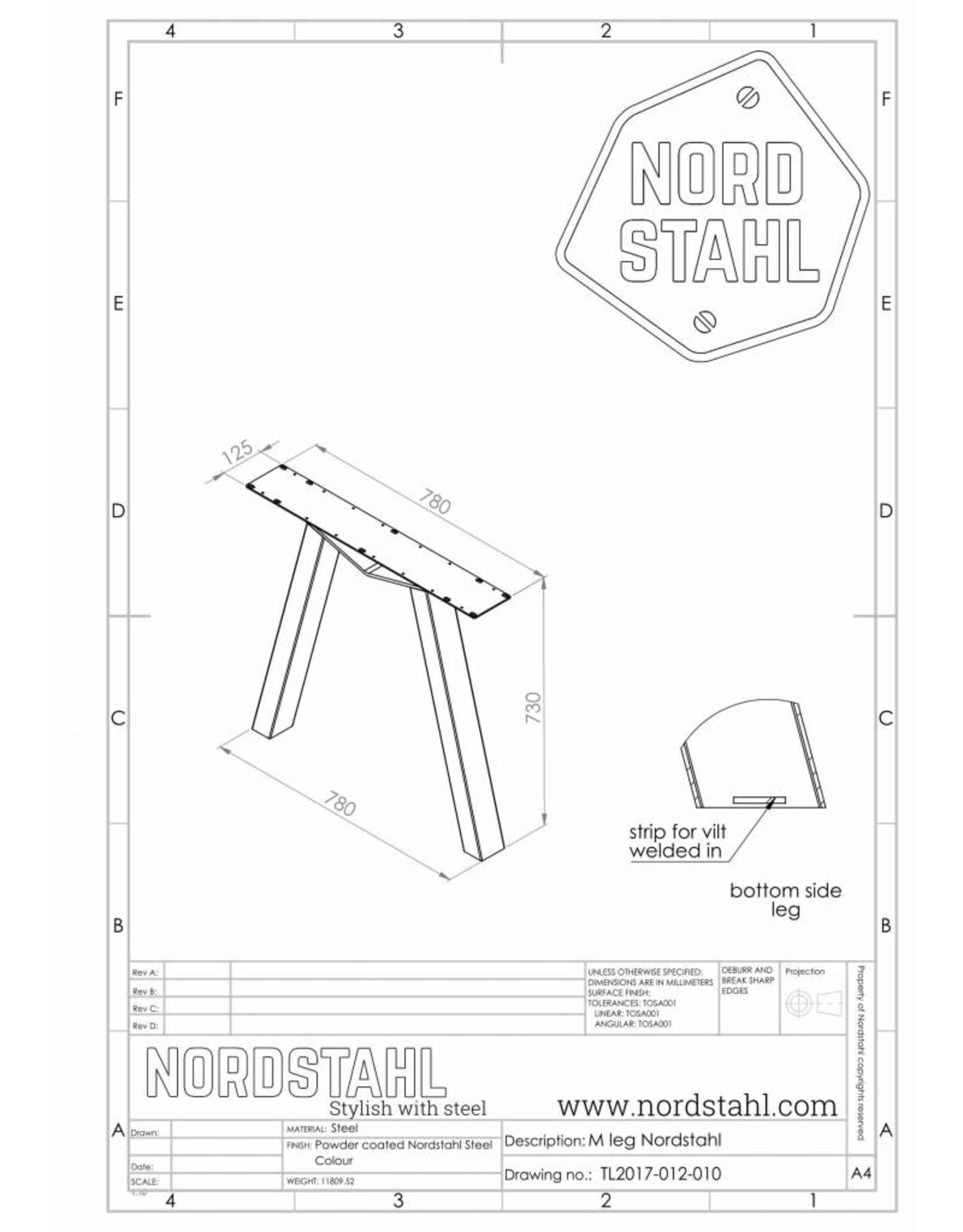 Nordstahl Nordstahl M leg Pure White