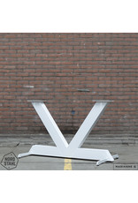 Nordstahl Nordstahl V-Tischfuß Weiß