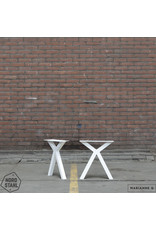 Nordstahl Nordstahl Schere-förmige Bankkufen (1x) Weiß