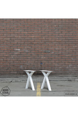 Nordstahl Nordstahl Schere-förmige Bankkufen (1x) Weiß