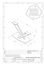Nordstahl Nordstahl Couchtischgestell Twisted-V Weiß