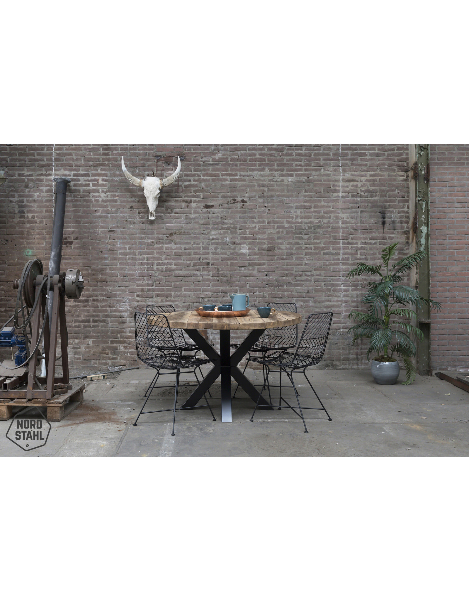 Nordstahl Nordstahl  Tischuntergestell Double X Weiß