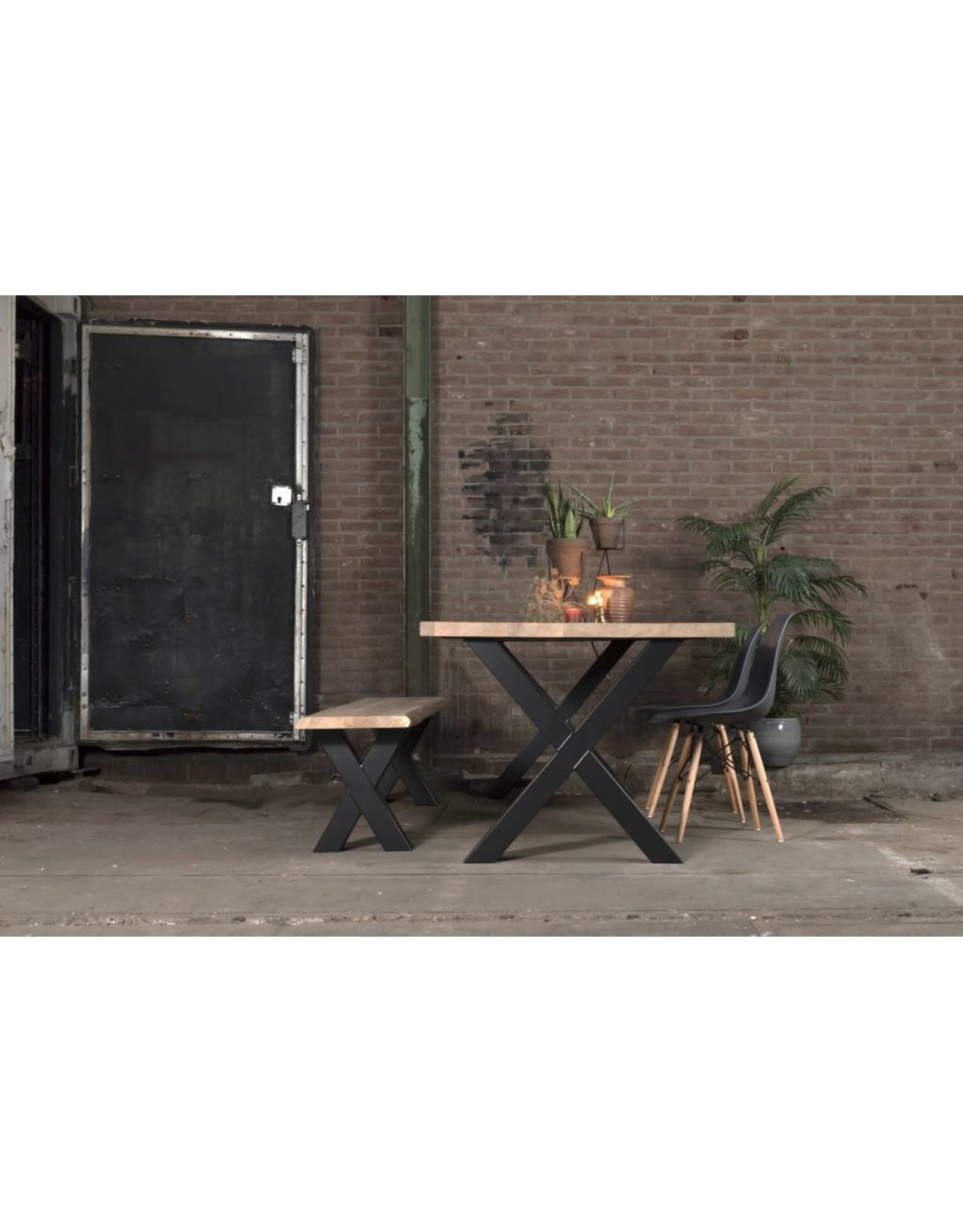 Nordstahl Nordstahl X-Tischbeine (1x) Weiß