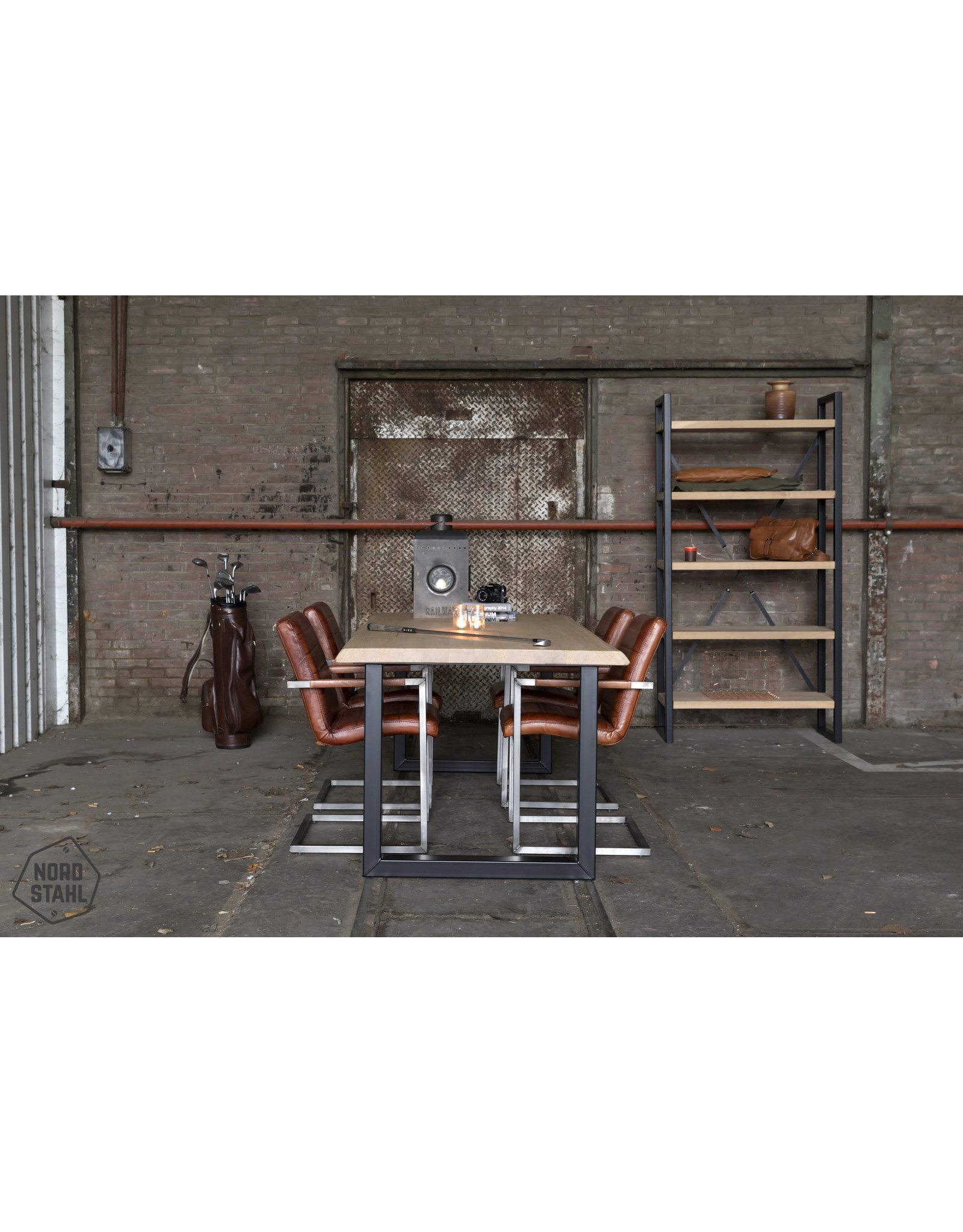 Nordstahl Nordstahl U-Tischbeine (1x)  Weiß