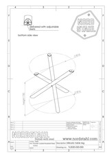Nordstahl Nordstahl Tischuntergestell Mikado