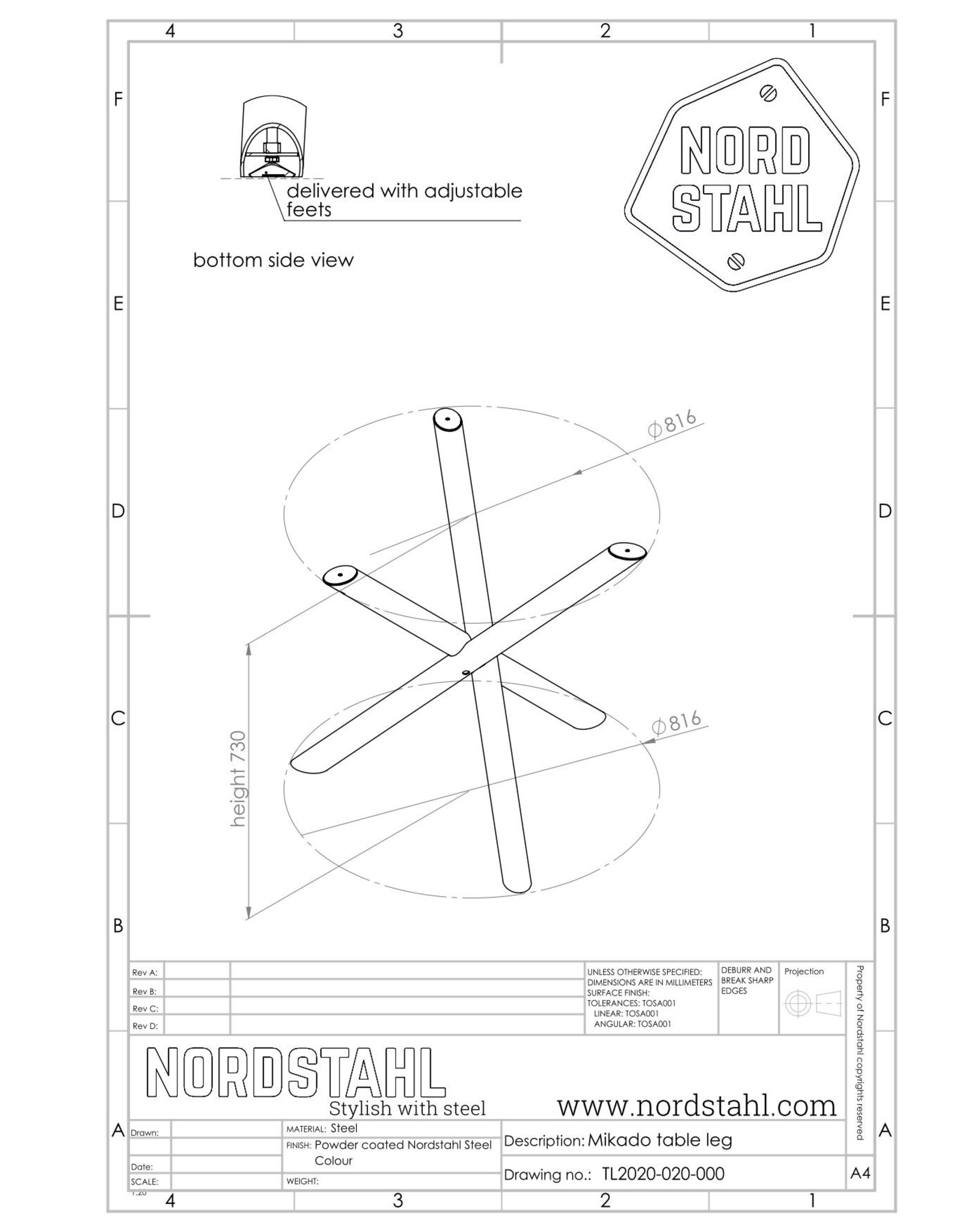 Nordstahl Nordstahl Mikado leg
