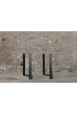 Nordstahl Stalen tafelpoot model 'Sharp U'