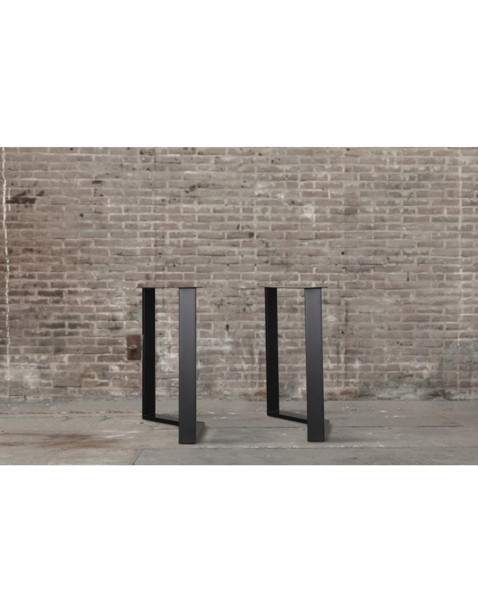 Nordstahl Stalen tafelpoot model 'Sharp U'