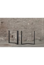 Nordstahl Stalen tafelpoot model 'Sharp U'