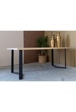 Nordstahl Stalen tafelpoot model 'Sharp U'