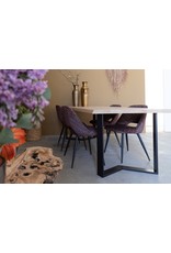 Nordstahl Stalen tafelpoot model 'Sharp U'