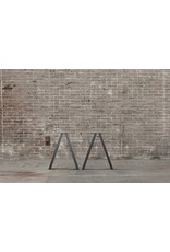 Nordstahl Stalen bankpoot T zwart