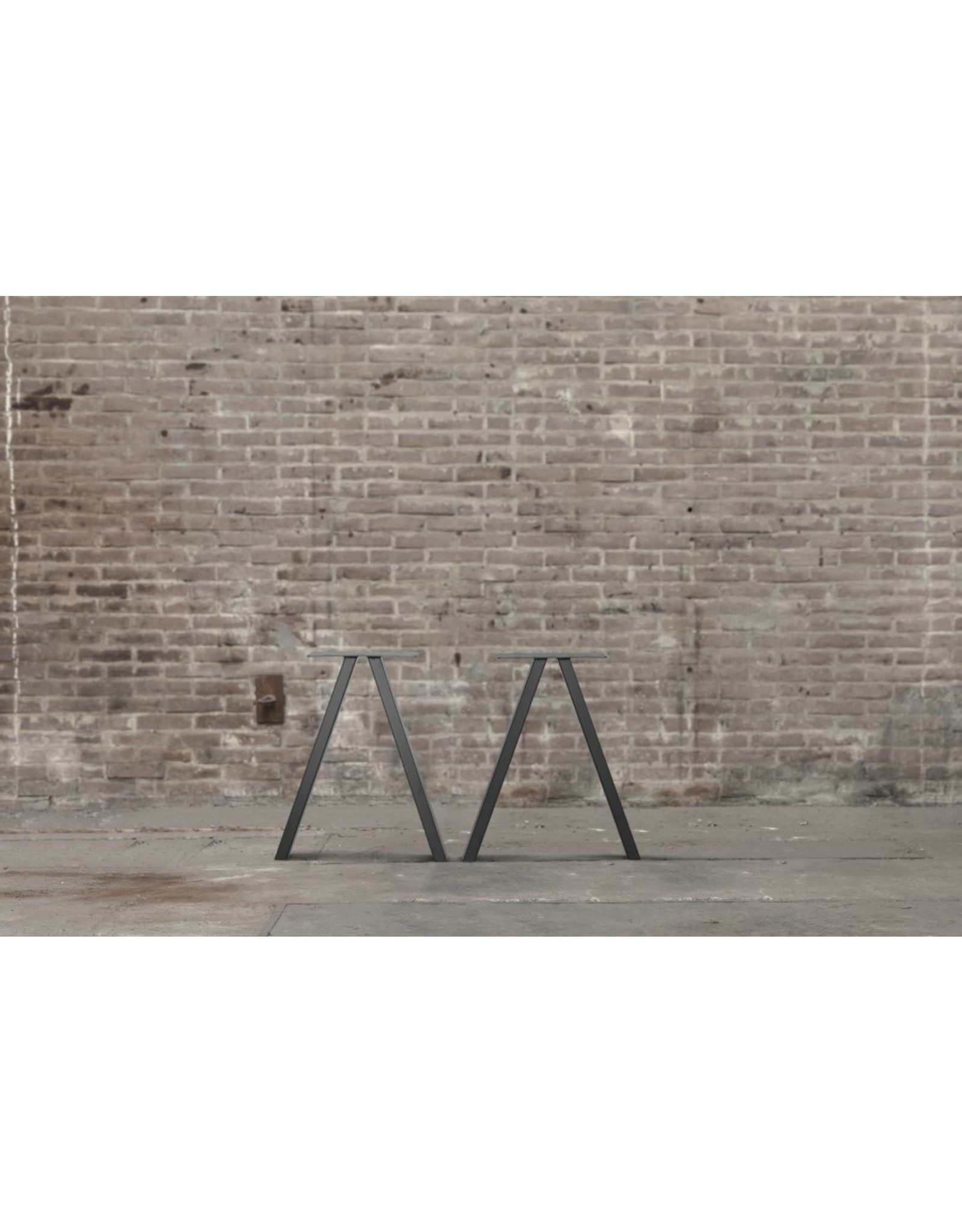 Nordstahl Stalen bankpoot T zwart