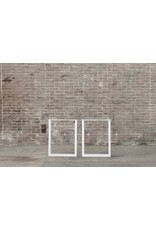 Nordstahl Stalen bankpoot U wit