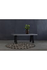 M leg coffee steel black