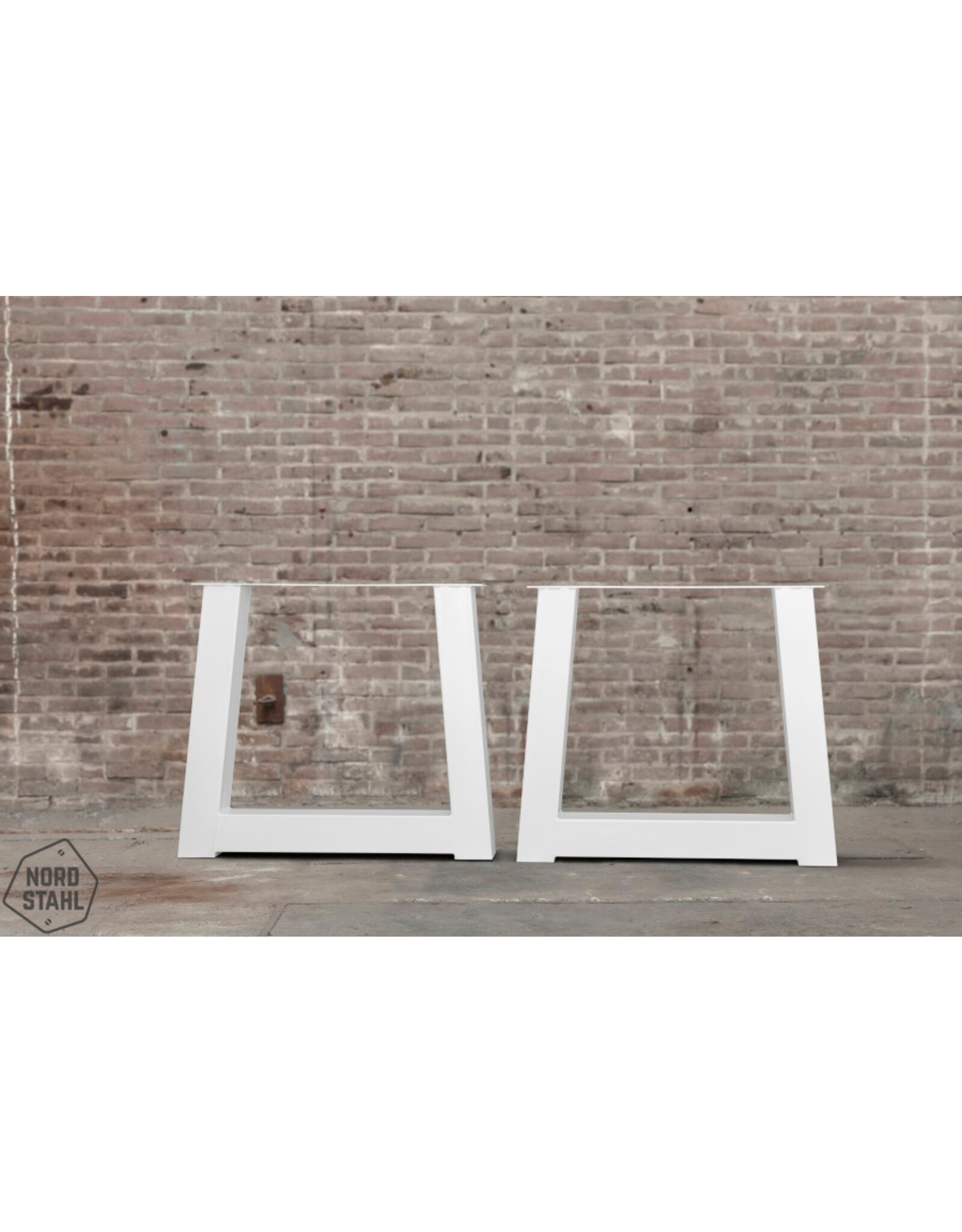Nordstahl Nordstahl Tischbein Trapezform Schwer (1x) Weiß