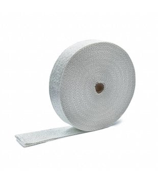 White 5cm x 30m x 1.5mm Exhaust Wrap