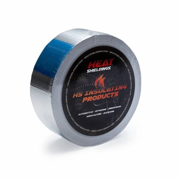 Heat Shieldings 5cm x 50m Hittewerende tape aluminium glasvezel versterkt met aplicatielaag 120 °C