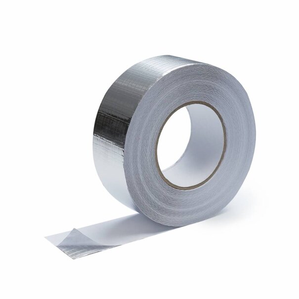 Heat Shieldings 5cm x 50m Hitzebeständiges Aluminiumband mit Glasfaserverstärkung 120 °C