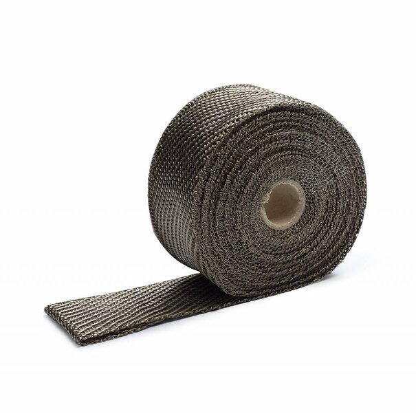 Heat Shieldings 800 °C | Titanium basaltvezel uitlaatband 50 x 1.5mm x 10m