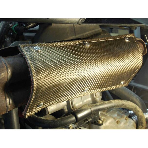 Design Engineering, Inc (DEI) Uitlaat hitteschild universeel Titanium