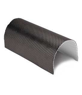 121 x 53 cm | 4 mm | Floor & Tunnel Shield II™ selbstklebend SCHWARZ | Hitzebeständige matte Glasfaser mit einer starken Aluminiumschicht